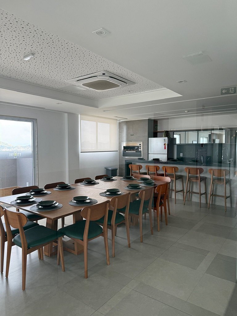 Apartamento espaçoso perto da praia