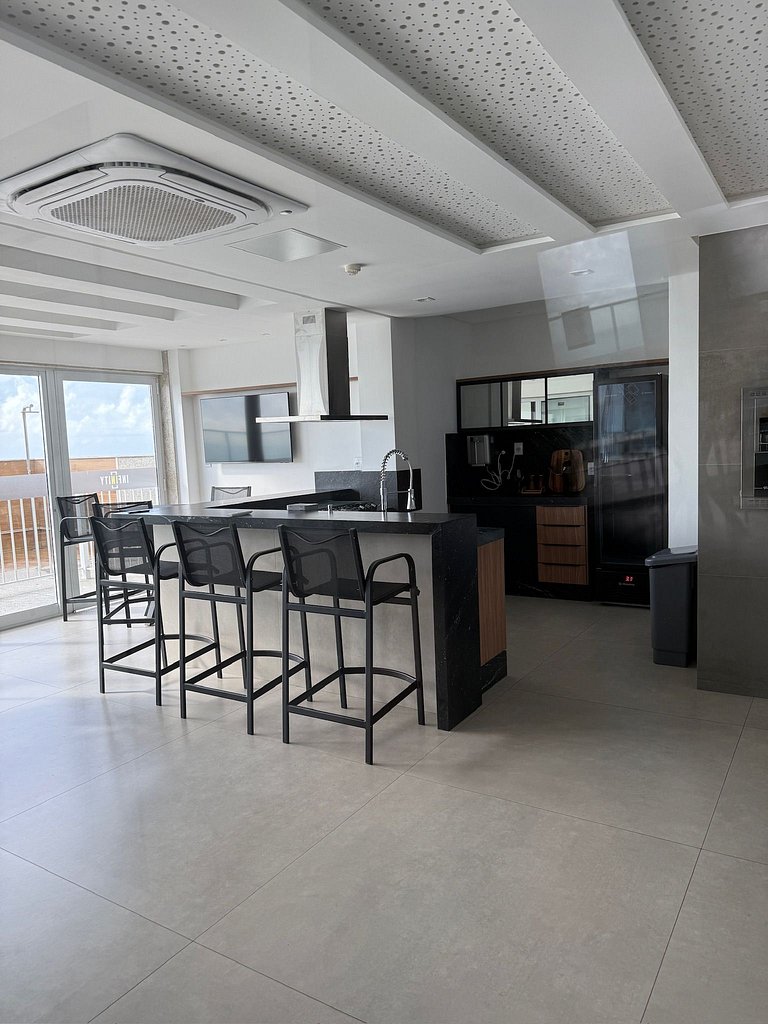 Apartamento espaçoso perto da praia