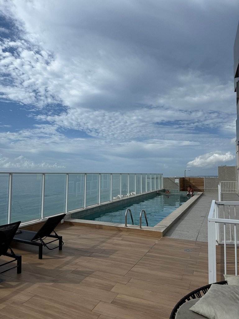 Apartamento espaçoso perto da praia