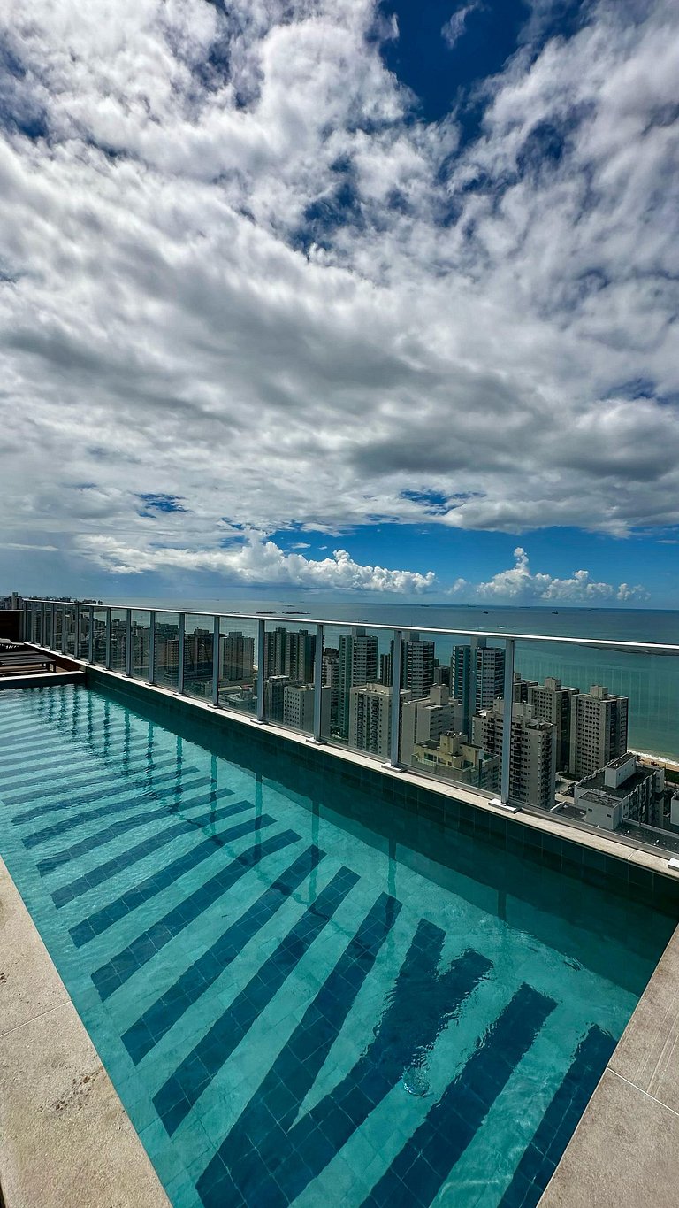 Apartamento espaçoso perto da praia