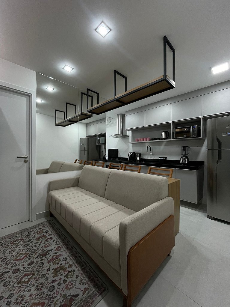 Apartamento espaçoso perto da praia