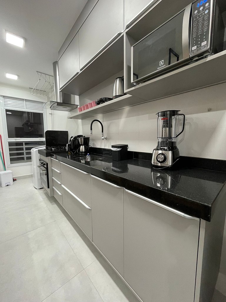 Apartamento espaçoso perto da praia