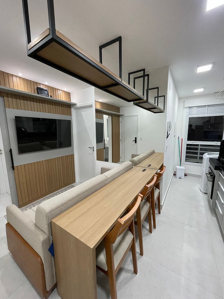 Apartamento espaçoso perto da praia