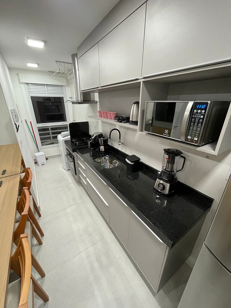 Apartamento espaçoso perto da praia