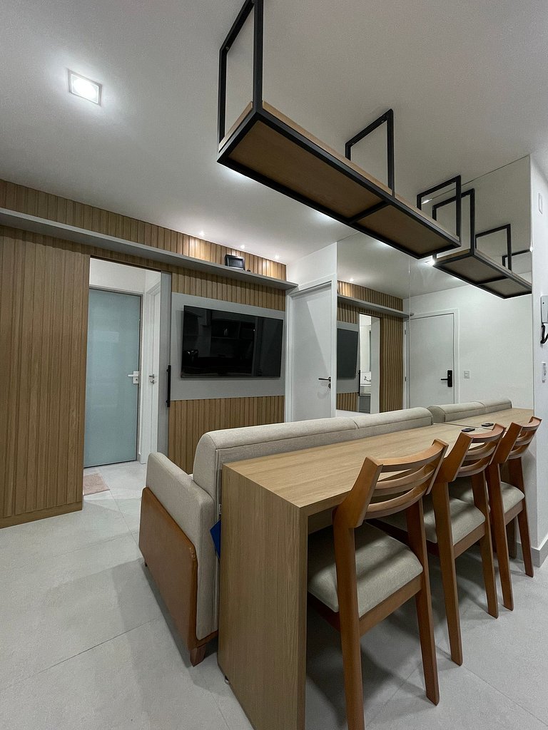 Apartamento espaçoso perto da praia