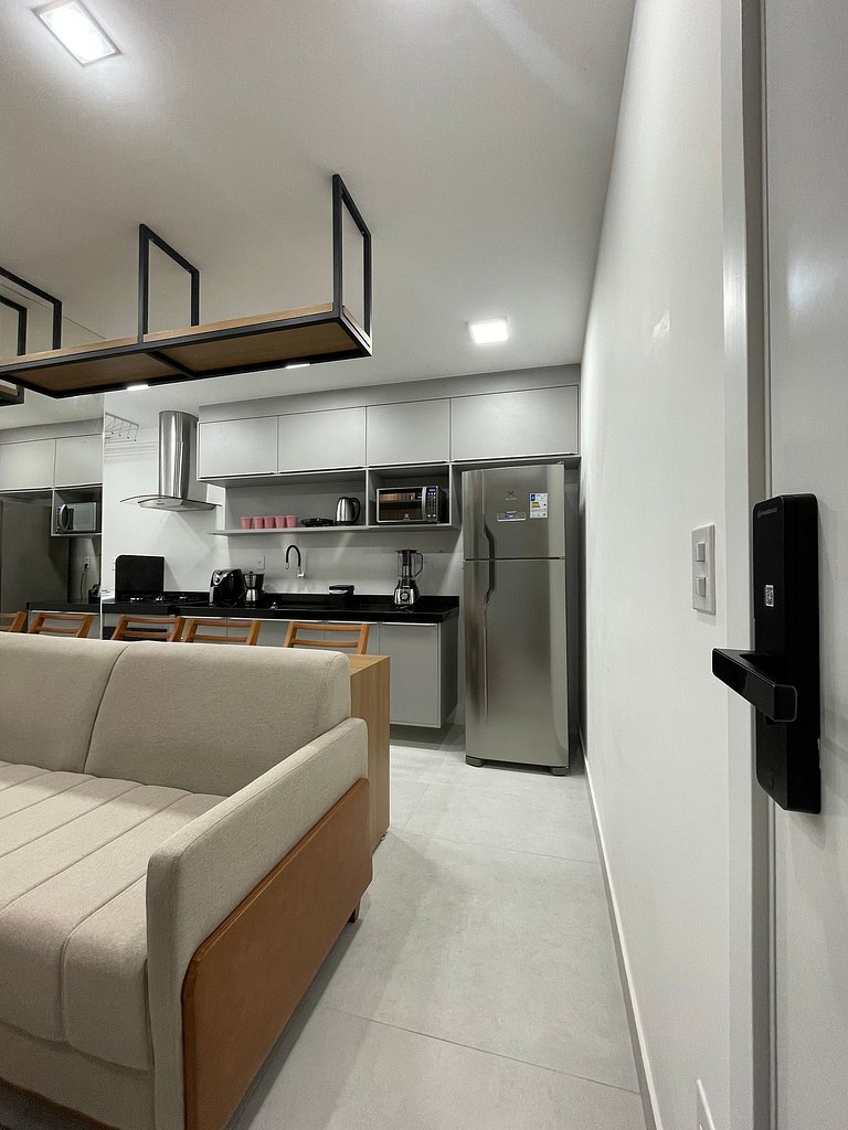 Apartamento espaçoso perto da praia