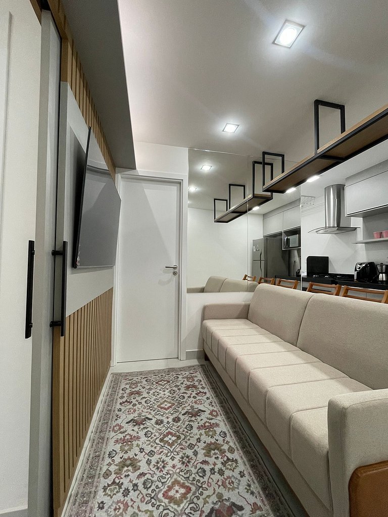 Apartamento espaçoso perto da praia