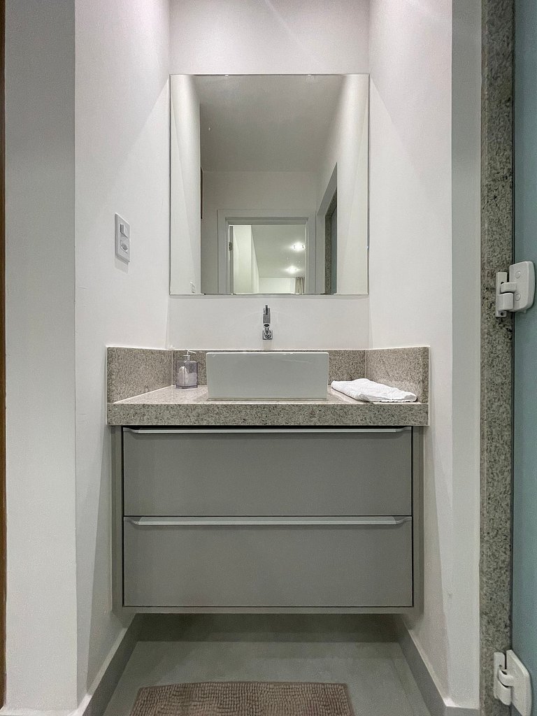 Apartamento espaçoso perto da praia