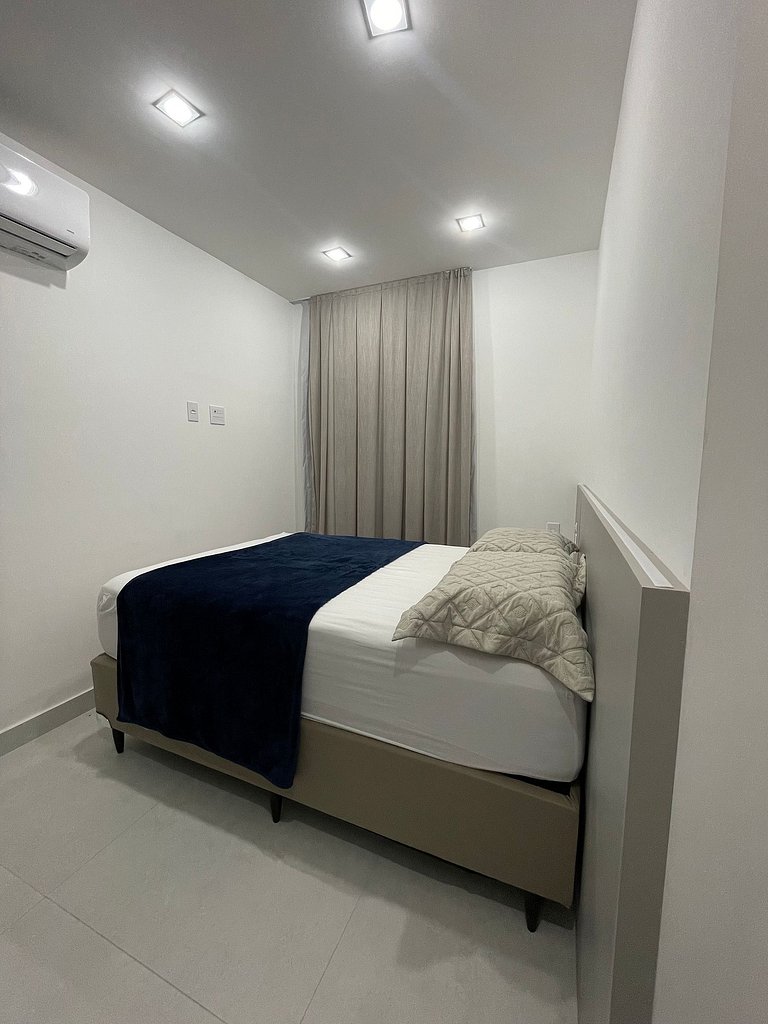 Apartamento espaçoso perto da praia