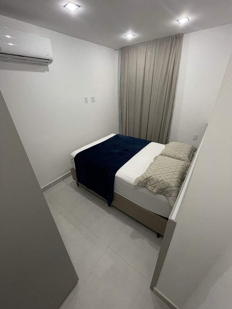 Apartamento espaçoso perto da praia