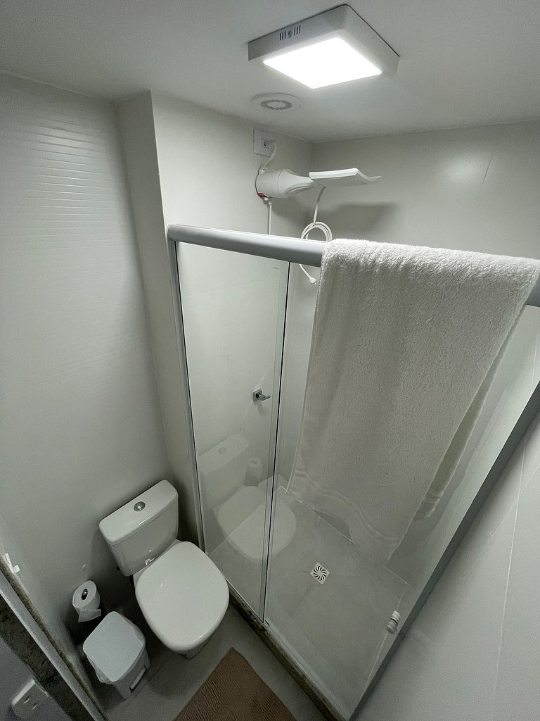 Apartamento espaçoso perto da praia