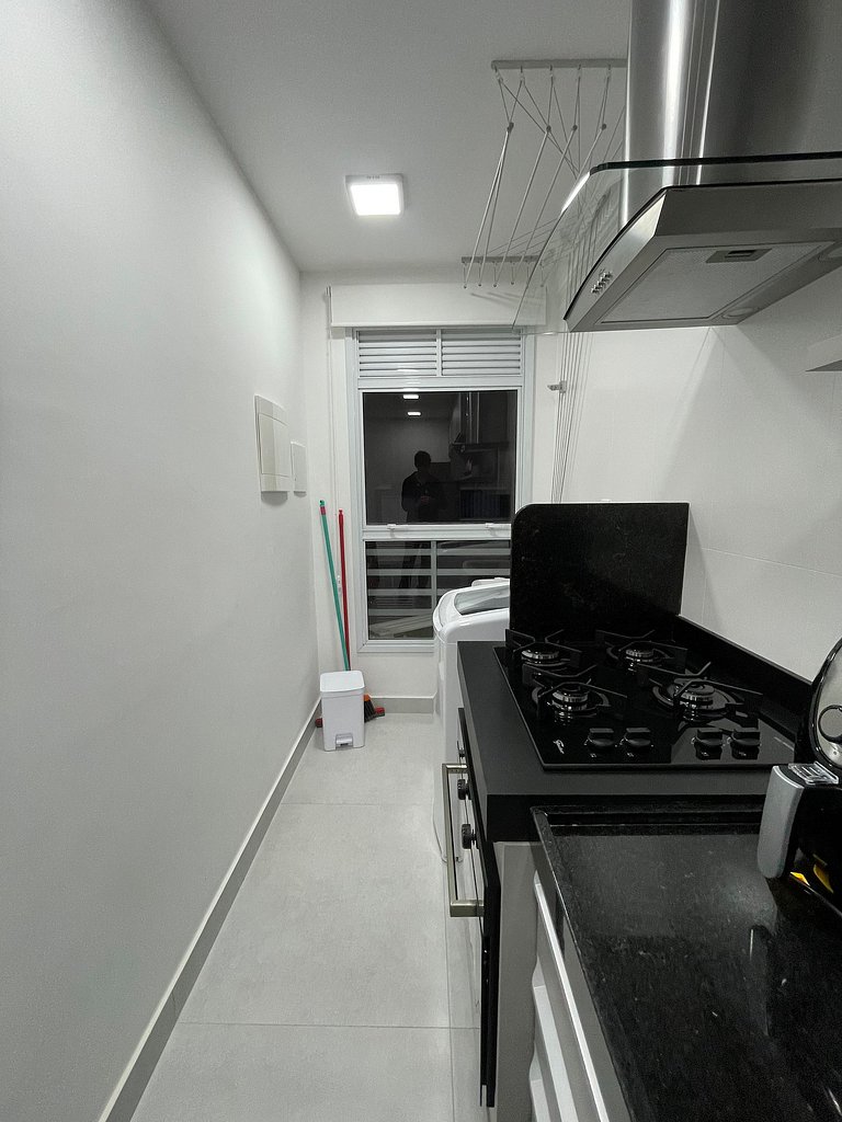 Apartamento espaçoso perto da praia