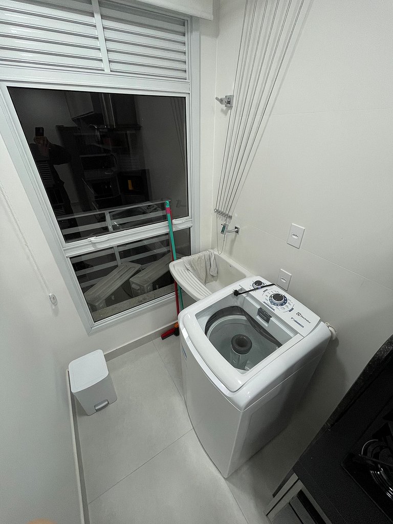 Apartamento espaçoso perto da praia