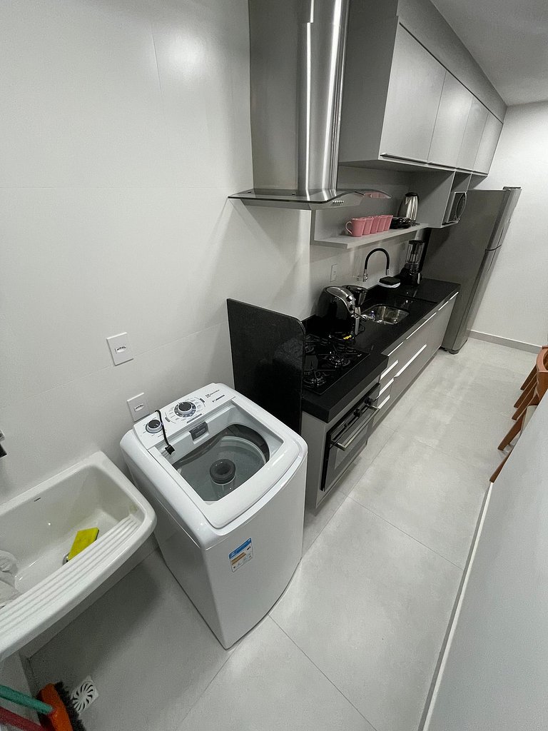 Apartamento espaçoso perto da praia