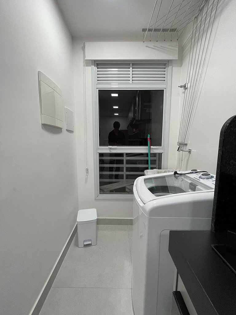 Apartamento espaçoso perto da praia