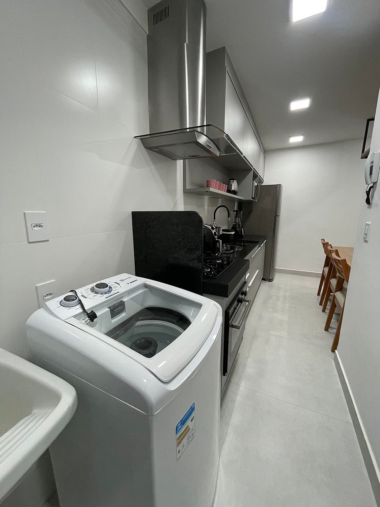 Apartamento espaçoso perto da praia