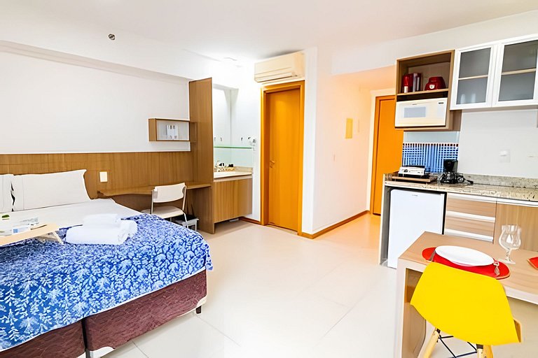 Studio completo e moderno no Saint Morritz