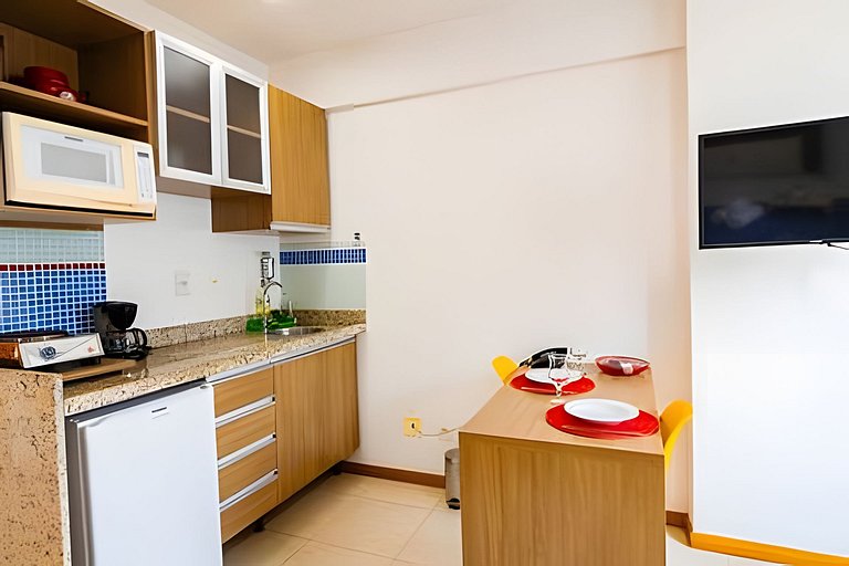 Studio completo e moderno no Saint Morritz