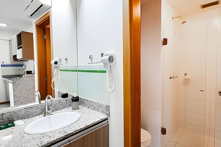 Studio completo e moderno no Saint Morritz