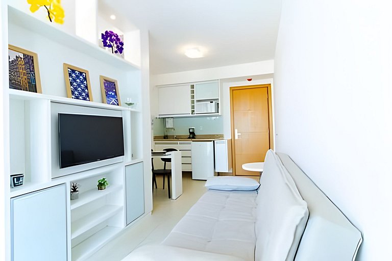 Apto em prédio com piscina e sauna no Saint Moritz