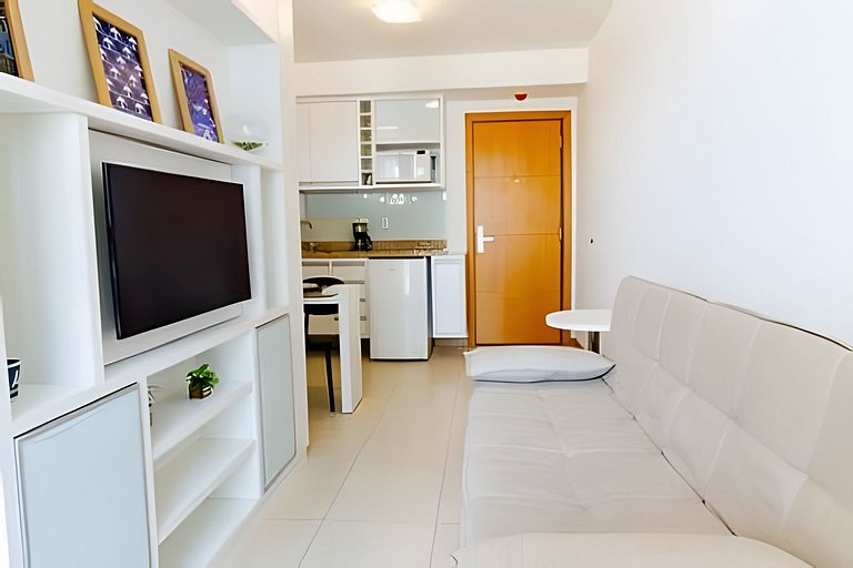 Apto em prédio com piscina e sauna no Saint Moritz