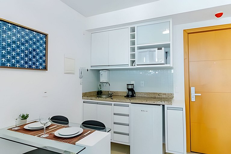 Apto em prédio com piscina e sauna no Saint Moritz