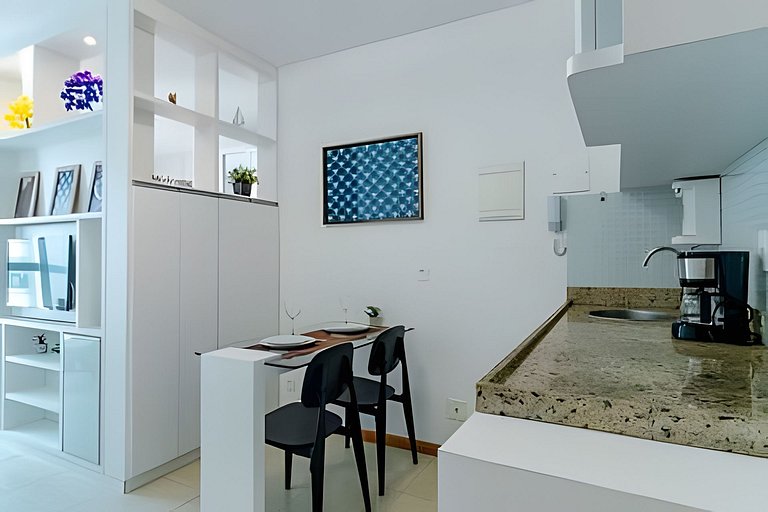 Apto em prédio com piscina e sauna no Saint Moritz