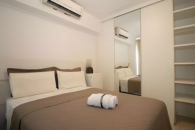 Apto com acesso a jacuzzi pago no Saint Morritz