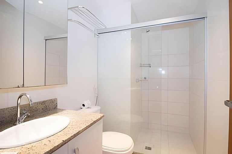 Apto com acesso a jacuzzi pago no Saint Morritz