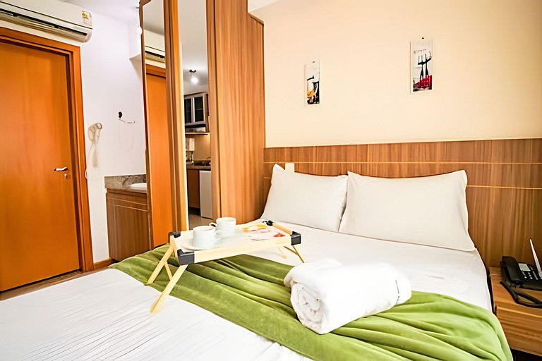 Studio com estilo no Saint Morritz