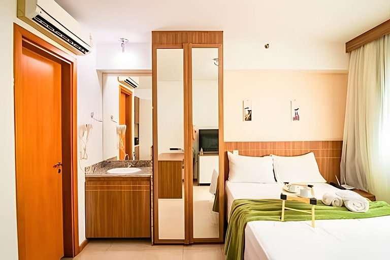 Studio com estilo no Saint Morritz