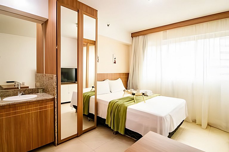 Studio com estilo no Saint Morritz
