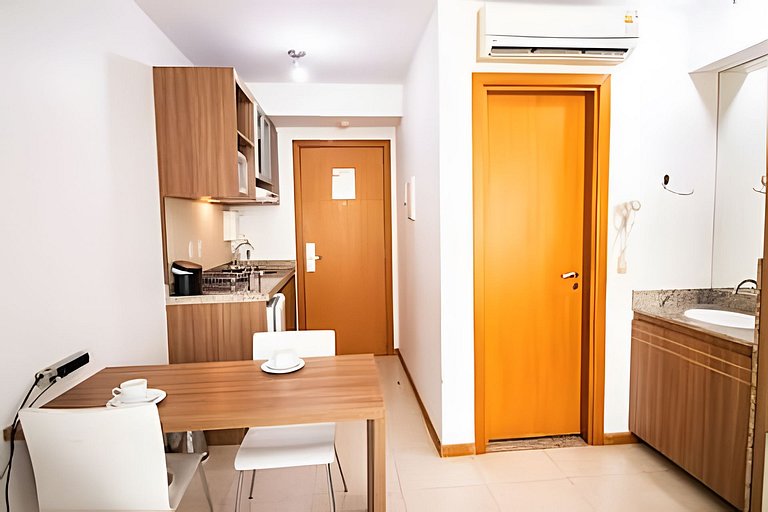Studio com estilo no Saint Morritz