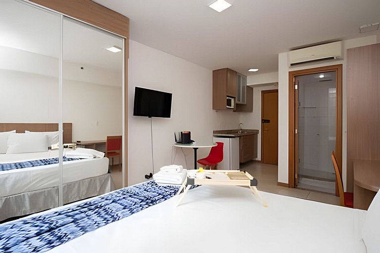 Apartamento completo p/3 pessoas no Saint Moritz