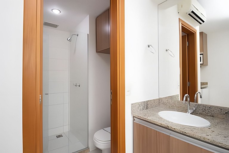 Apartamento completo p/3 pessoas no Saint Moritz