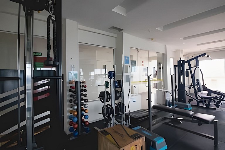 Studio com conforto e estrutura no Saint Morritz