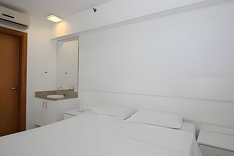Studio com acesso a sauna no Saint Morritz