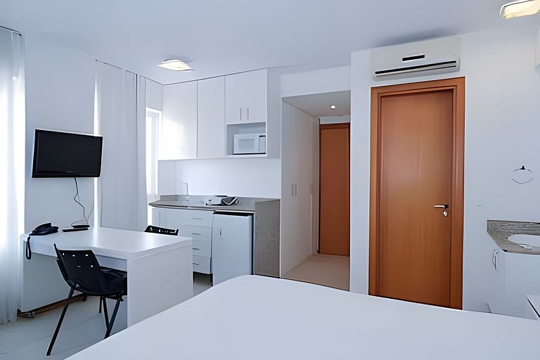 Studio com acesso a sauna no Saint Morritz