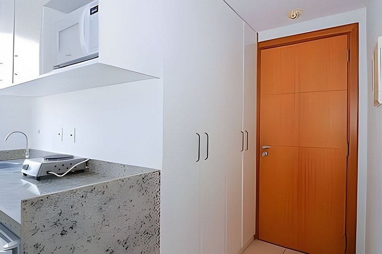 Studio com acesso a sauna no Saint Morritz