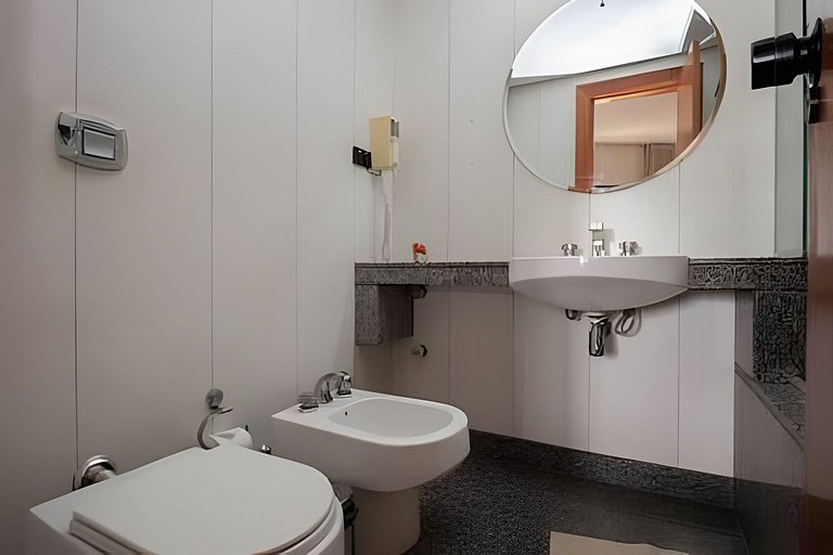 Apto mobiliado com acesso piscina no Bonaparte
