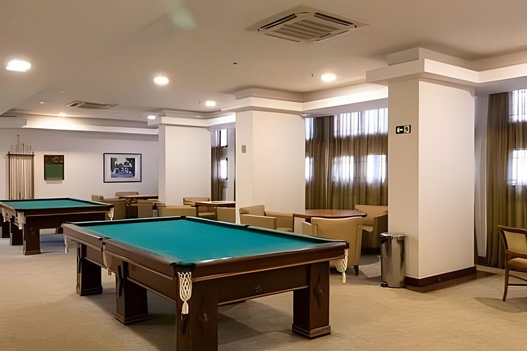 Apto mobiliado com acesso piscina no Bonaparte