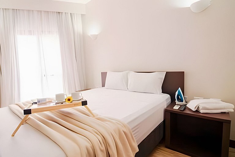 Apartamento completo e alto no Bonaparte para 5/p
