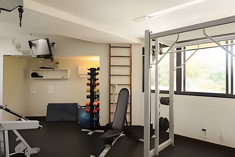 Apartamento completo e alto no Bonaparte para 5/p