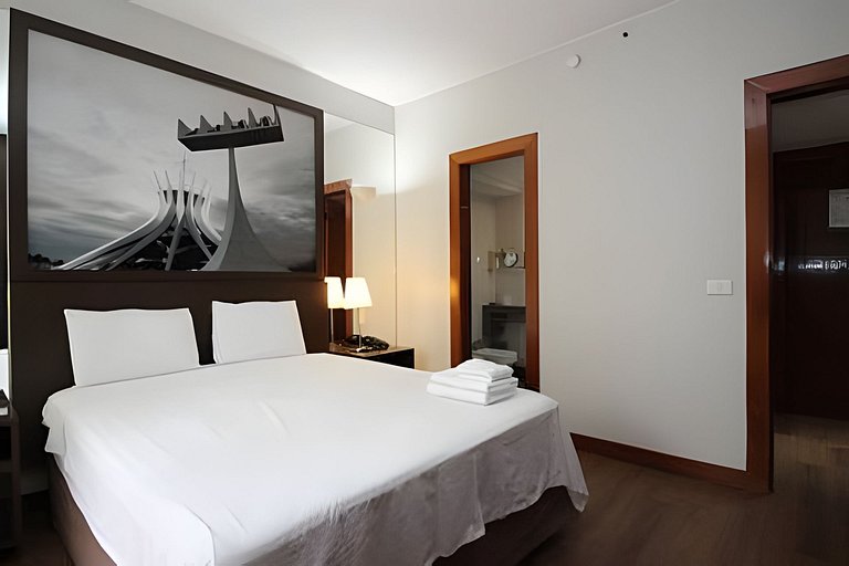 Apartamento mobiliado com cozinha no Bonaparte