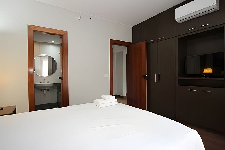 Apartamento mobiliado com cozinha no Bonaparte