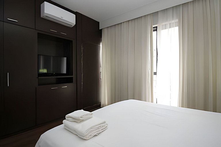 Apartamento mobiliado com cozinha no Bonaparte