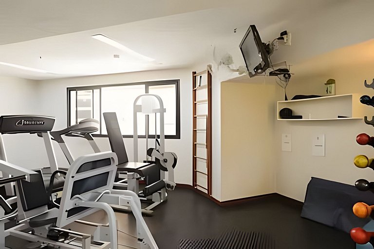 Apartamento mobiliado com cozinha no Bonaparte