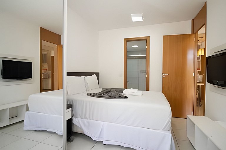 Studio mobiliado no Life Resort