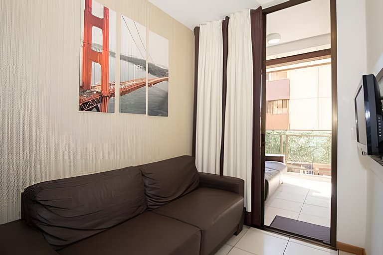 Studio mobiliado no Life Resort