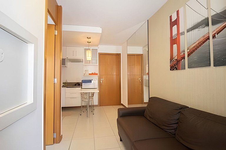 Studio mobiliado no Life Resort